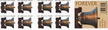 U.S. #4126a Liberty Bell 'Forever' Booklet of 20 (2007)