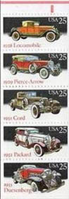 U.S. #2385a Automobiles Booklet Pane