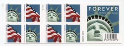 U.S. #4564b Lady Liberty & Flag Booklet of 20 (AV #V111111)
