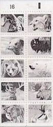 U.S. #1889a American Wildlife Booklet Pane of 10