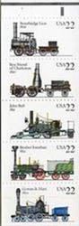 U.S. #2366a Locomotives Booklet Pane