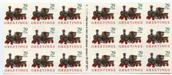 U.S. #2719a Toy Train Booklet of 18