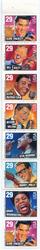 U.S. #2737a Rock & Roll, Booklet Pane of  8