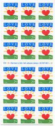 U.S. #2813a Sunrise Love Issue ATM Booklet of 18