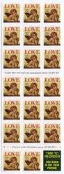U.S. #2949a Love Cherub Booklet of 20 + Label