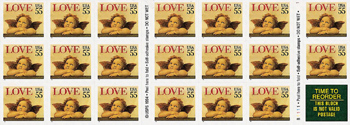 U.S. #2960a Love Cherub Booklet of 20