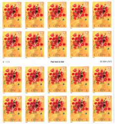 U.S. #3898a 37c Love Bouquet Booklet of 20