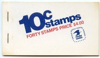 U.S.  #BK125 $4.00 Blue on White, #1510c