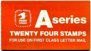 U.S.  #BK133 'A' Series, Orange, #1736a