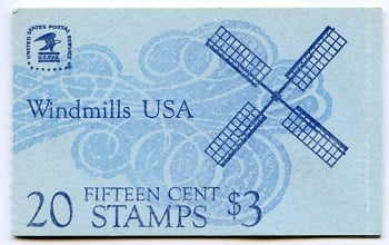 U.S.  #BK135 $3.00 Windmills, #1742a