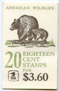 U.S.  #BK137 $3.60 American Wildlife P#1-10, #1889a
