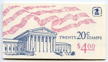 U.S.  #BK140A $4.00 Flag over Supreme Court P#2, #1896b
