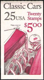 U.S.  #BK164 $5.00 Classic Cars, #2385a
