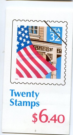 U.S.  #BK226 $6.40 Flag Over Porch, #2920