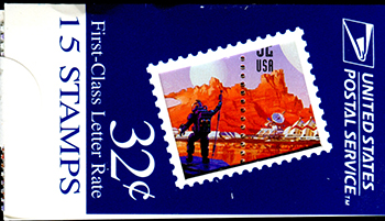 U.S. #BK274 $4.80 Blue 32c Space Discovery #3242a
