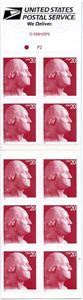 U.S. #3482b-c $2.00 Washington Booklet of 10 - #BK281A