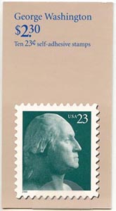 U.S. #3618 at left, #3619 at right $2.30 Washington - #BK289