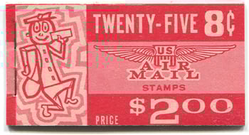 U.S. #BKC15 $2 red on pink, #C64b slogan 3