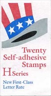 U.S. #3267a Uncle Sam's Hat 'H' Rate, Pane of 10