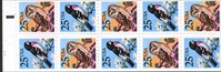 U.S. #2285b Grosbeak/Owl Booklet Pane of 10