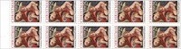 U.S. #2427a Christmas Madonna, Booklet Pane of 10