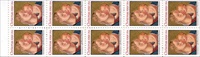 U.S. #2578a Christmas Madonna 1991 Booklet Pane