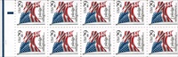 U.S. #2593a 29c Flag & Pledge of Allegiance Booklet Pane of 10