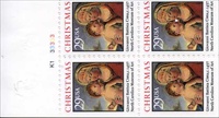 U.S. #2790a Christmas Madonna 1993 Booklet Pane of 4
