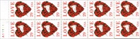 U.S. #2814a Dove & Roses Love 29c Pane of 10