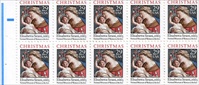 U.S. #2871Ab Christmas Madonna 1994 Booklet Pane of 10