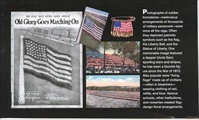U.S. #3780b Old Glory Pane with Backing #2