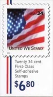 U.S. #3549Bc-d $6.80 United We Stand - #BK287
