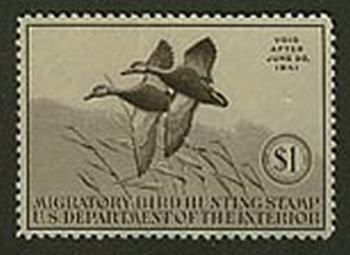 U.S. #RW7 Mallards MNH