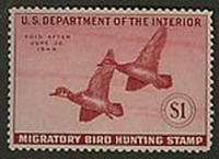 U.S. #RW10 Wood Ducks MNH