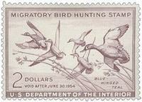 U.S. #RW20 Blue-winged Teal MNH