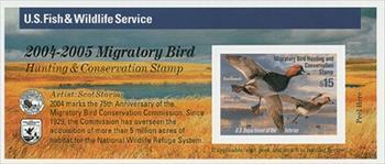 U.S. #RW71A Redheads Souvenir Sheet