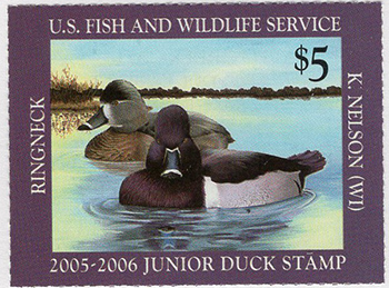 U.S. #JDS13 Junior Duck Stamp 2005 MNH