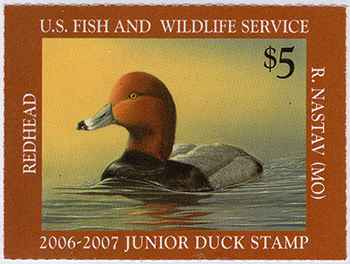 U.S. #JDS14 Junior Duck Stamp 2006 MNH