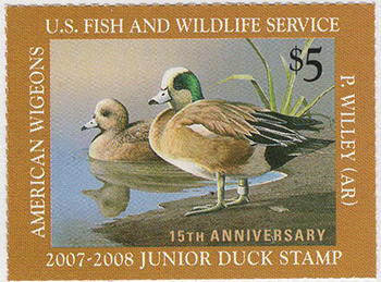 U.S. #JDS15 Junior Duck Stamp 2007 MNH
