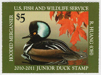 U.S. #JDS18 Junior Duck Stamp 2010 MNH