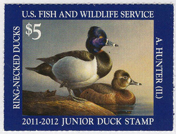 U.S. #JDS19 Junior Duck Stamp 2011 MNH