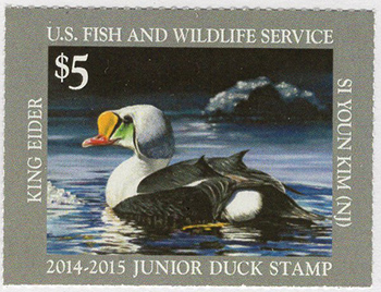 U.S. #JDS22 Junior Duck Stamp 2014 MNH