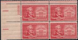 U.S. #1086 Alexander Hamilton PNB of 4