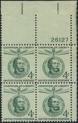 U.S. #1117 Champion of Liberty - Kossuth 4c PNB of 4