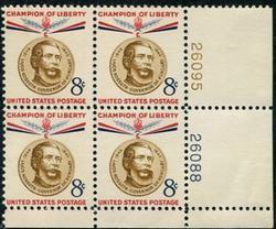 U.S. #1118 Champion of Liberty - Kossuth 8c PNB of 4