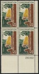 U.S. #1122 Forest Conservation PNB of 4