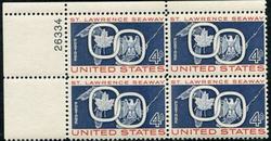 U.S. #1131 St. Lawrence Seaway PNB of 4