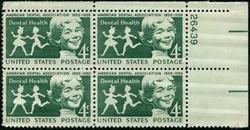 U.S. #1135 Dental Health PNB of 4