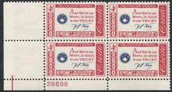 U.S. #1142 American Credo - Key PNB of 4