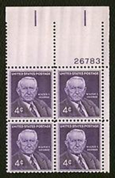 U.S. #1170 Walter F. George PNB of 4